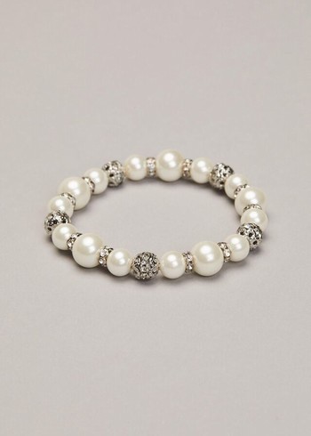 Phase Eight Parma Pearl And Crystal Jewellery Silver USA | 2684790-FS